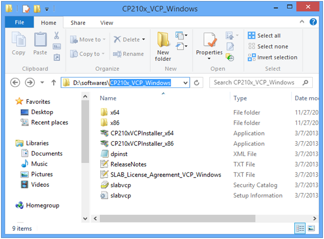 cp2104 usb to uart bridge controller driver windows vista