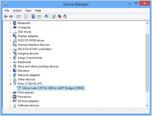 silicon labs cp210x usb to uart bridge driver