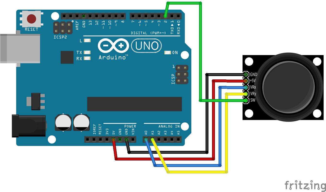 Joystick Game Controller Using Arduino UNO