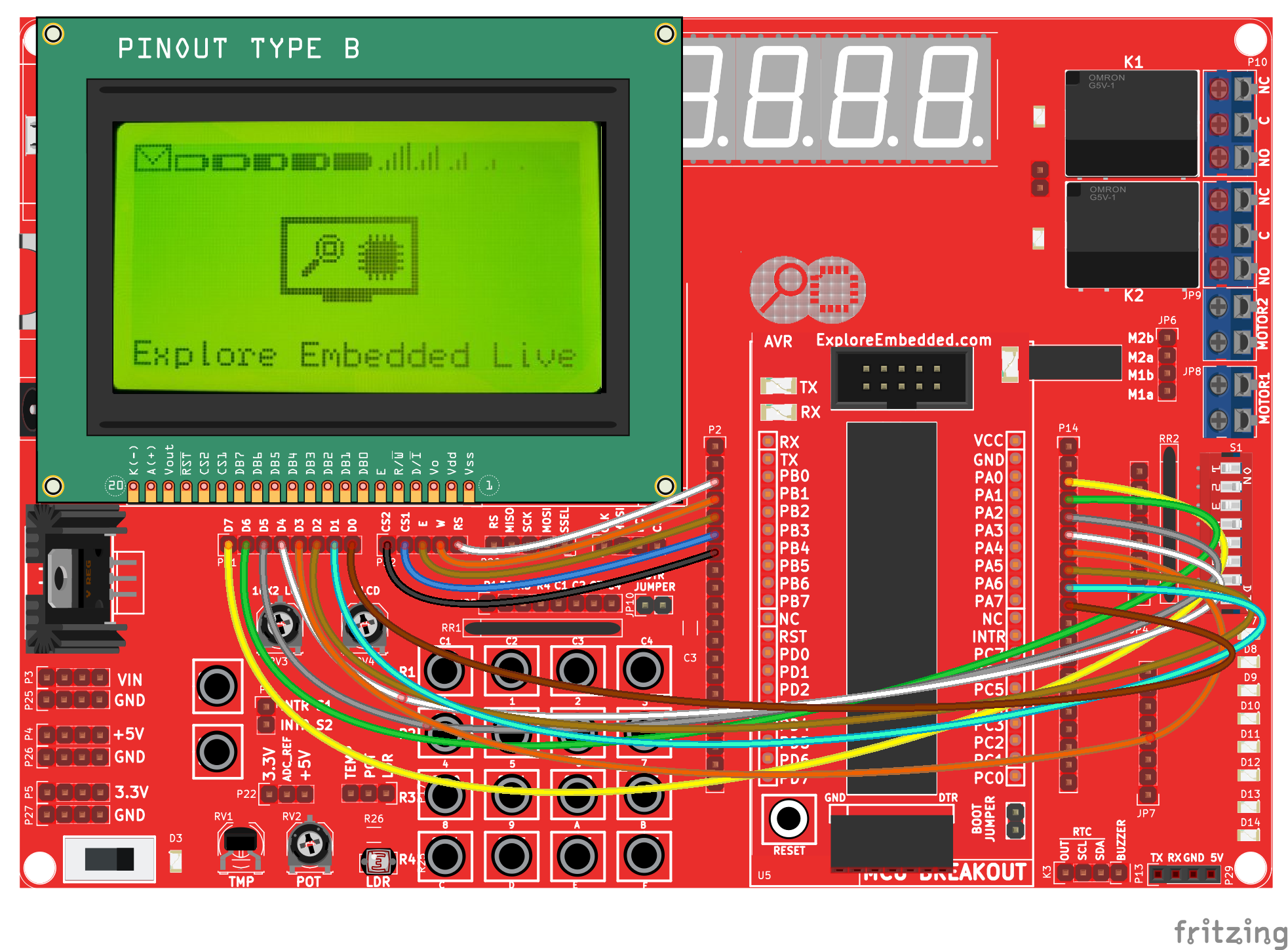 KS0108 JHD12864E LCD with Atmega32.png