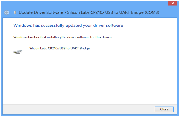 cp2102 to uart bridge controller driver