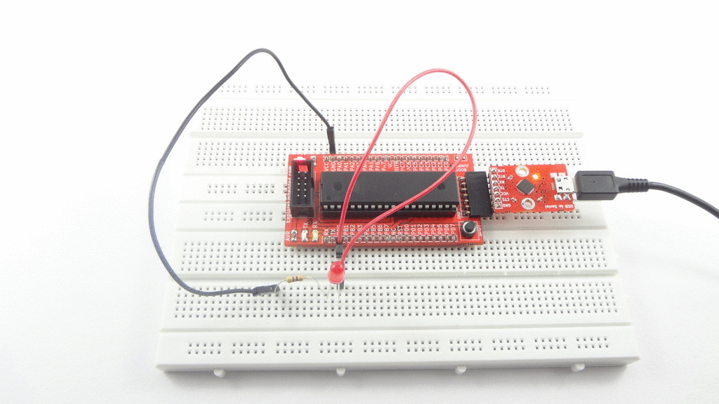 0Blinky with AVR Breakout.gif