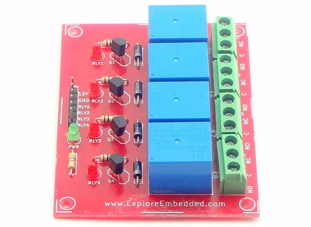 Fig 1:4Channel Relay